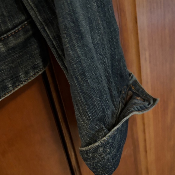 LOFT Dark Blue Denim Jacket - Picture 7 of 9